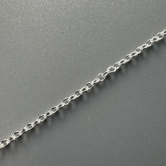 Sterling Silver Two Tone Moon and Stars Celestial Necklace - Picture 5 of 10